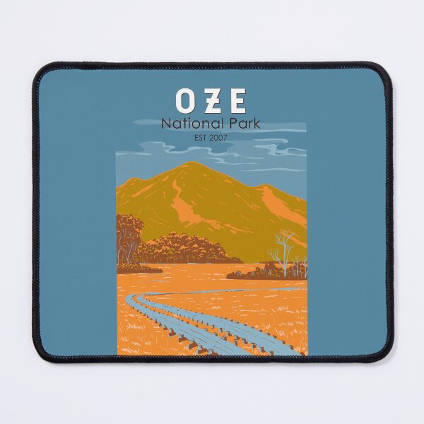 Item preview, Oze National Park Japan Illustration Travel Art Vintage designed and sold by KrisSidDesigns.