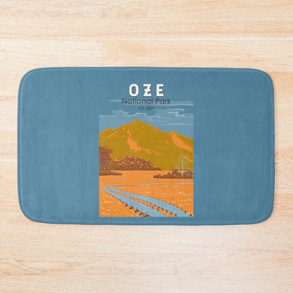 Item preview, Oze National Park Japan Illustration Travel Art Vintage designed and sold by KrisSidDesigns.