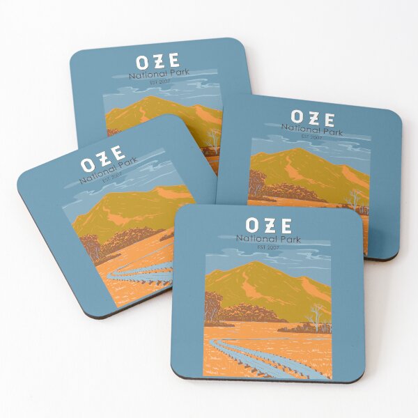 Item preview, Oze National Park Japan Illustration Travel Art Vintage designed and sold by KrisSidDesigns.