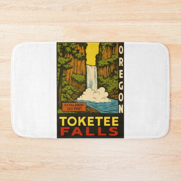 Item preview, Toketee Falls Vintage Style Decal designed and sold by Decal Mania.