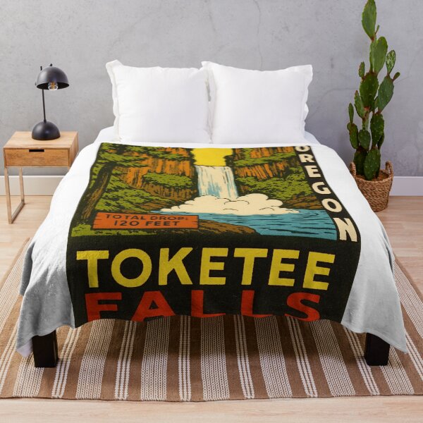Item preview, Toketee Falls Vintage Style Decal designed and sold by Decal Mania.