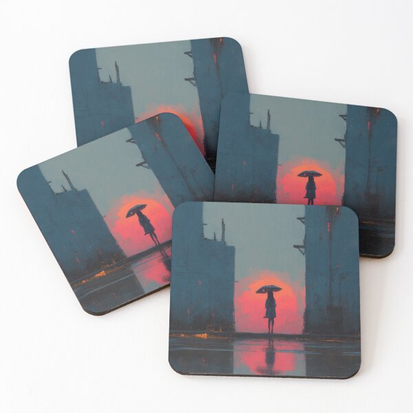 Item preview, Umbrella at the Edge of Sunset designed and sold by Dusk Atelier.