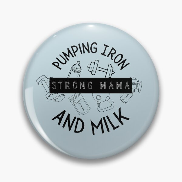 Item preview, Pumping Iron and Milk Strong Mama, Breastfeeding Fit Mom designed and sold by shminoa.