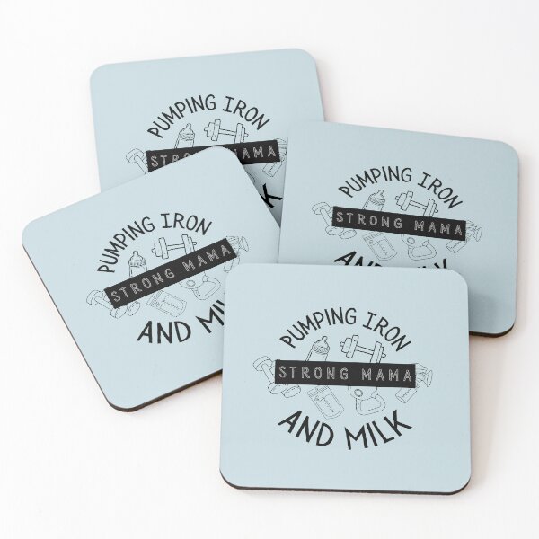Item preview, Pumping Iron and Milk Strong Mama, Breastfeeding Fit Mom designed and sold by shminoa.
