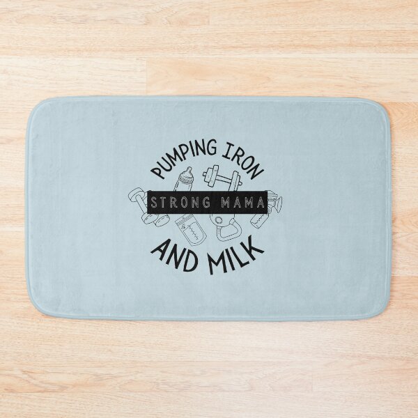 Item preview, Pumping Iron and Milk Strong Mama, Breastfeeding Fit Mom designed and sold by shminoa.