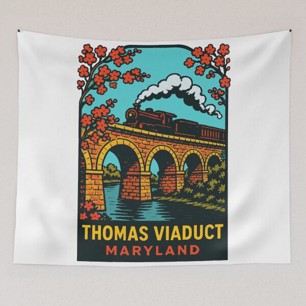 Item preview, Thomas Viaduct Vintage Style Decal designed and sold by Decal Mania.