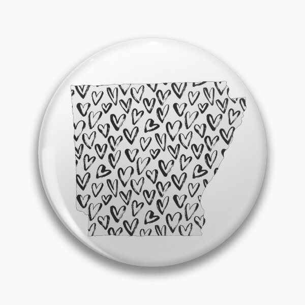 Item preview, Arkansas Hearts designed and sold by Spike The Punch Design Co..