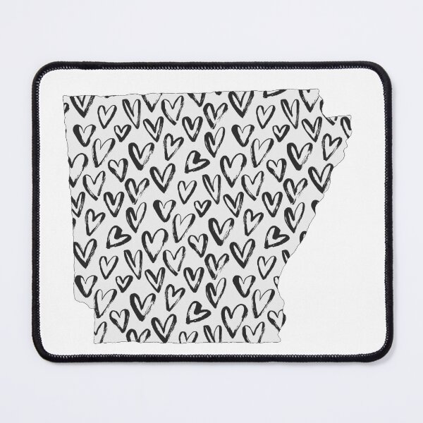 Item preview, Arkansas Hearts designed and sold by Spike The Punch Design Co..