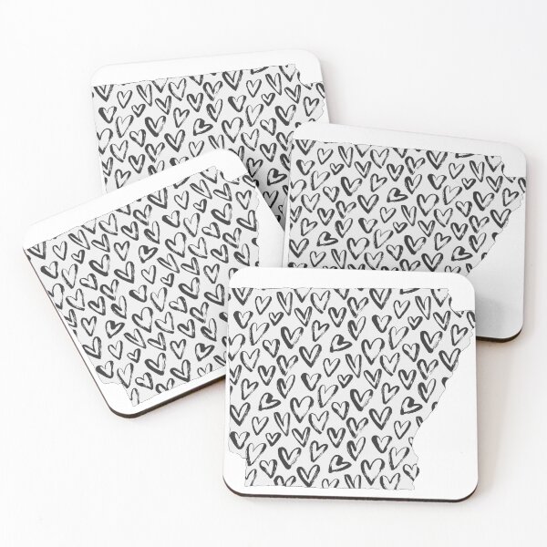 Item preview, Arkansas Hearts designed and sold by Spike The Punch Design Co..