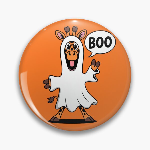Item preview, Giraffe Boo Halloween designed and sold by ChearshiPrints.