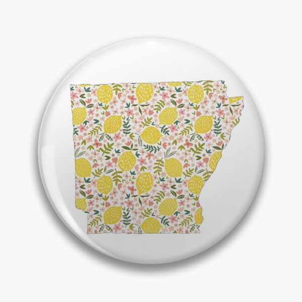 Item preview, Arkansas Lemons & Flowers designed and sold by Spike The Punch Design Co..