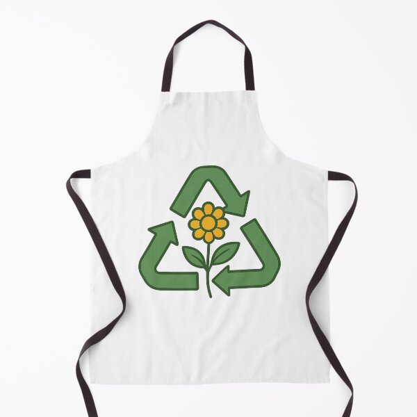 Item preview, Flower in Recycling Triangle – Eco & Nature Design designed and sold by Byarasstudio.