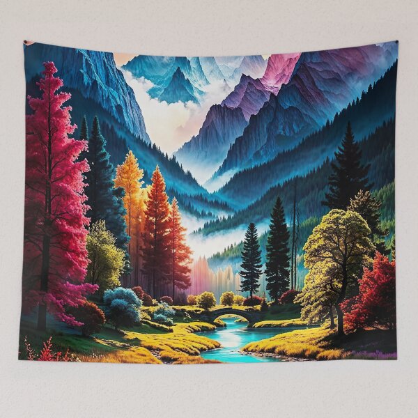 Artikelvorschau, Alpental der Farben entworfen und verkauft von PixelParadies.