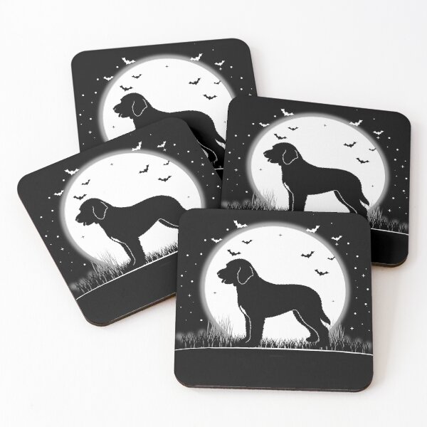 Item preview, Barbet Dog – Halloween Moon Silhouette designed and sold by The Real Life Symphony.