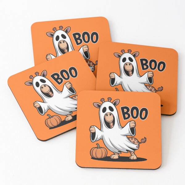 Item preview, Giraffe Boo Halloween designed and sold by ChearshiPrints.