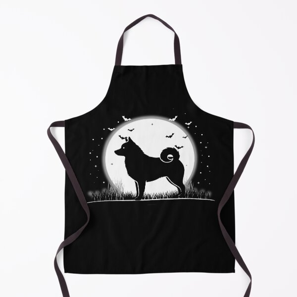 Item preview, Finnish Spitz Dog – Halloween Moon Silhouette designed and sold by The Real Life Symphony.