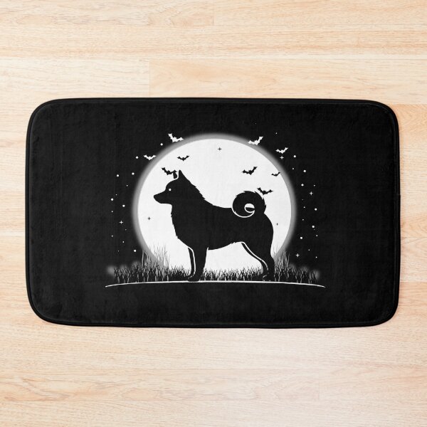 Item preview, Finnish Spitz Dog – Halloween Moon Silhouette designed and sold by The Real Life Symphony.