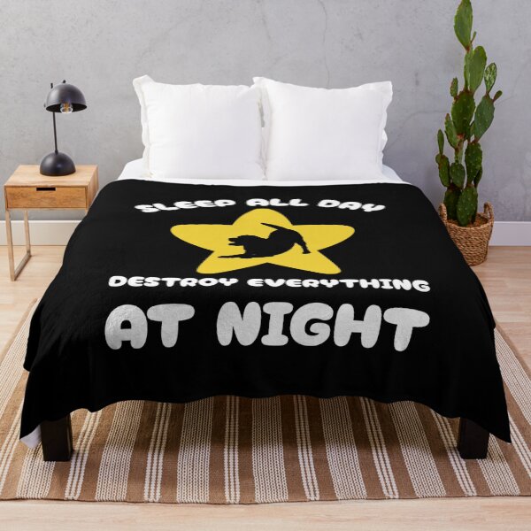 Item preview, Sleep All Day Destroy Everything At Night Dog designed and sold by Viikis.