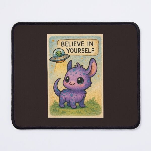 Item preview, "Alien Too Cute with Positive Message – Believe in Yourself" designed and sold by MyspaceAlien.