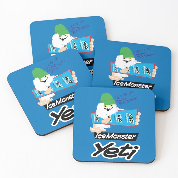Item preview, Frozen Yeti Snowboard Graphic – Mythical Winter Beast Art for Snow Riders & Legend Lovers designed and sold by DreamFlux.