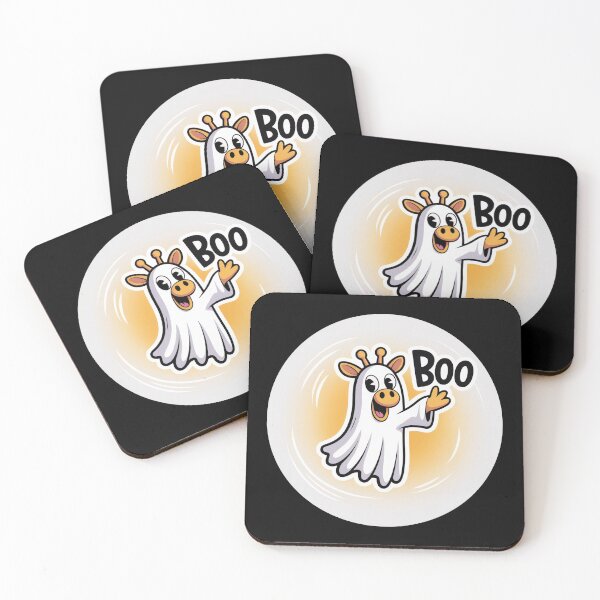 Item preview, Giraffe Boo Halloween designed and sold by ChearshiPrints.