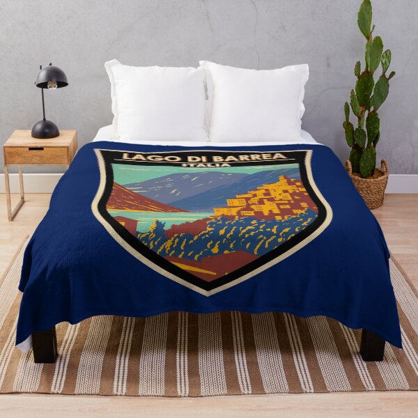 Item preview, Lake Barrea Italy Travel Art Badge designed and sold by KrisSidDesigns.