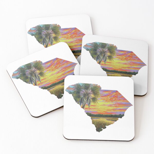 Item preview, South Carolina Lowcountry Sticker Style 2 | Coastal Marshlands & Southern Charm designed and sold by ATB Designs .