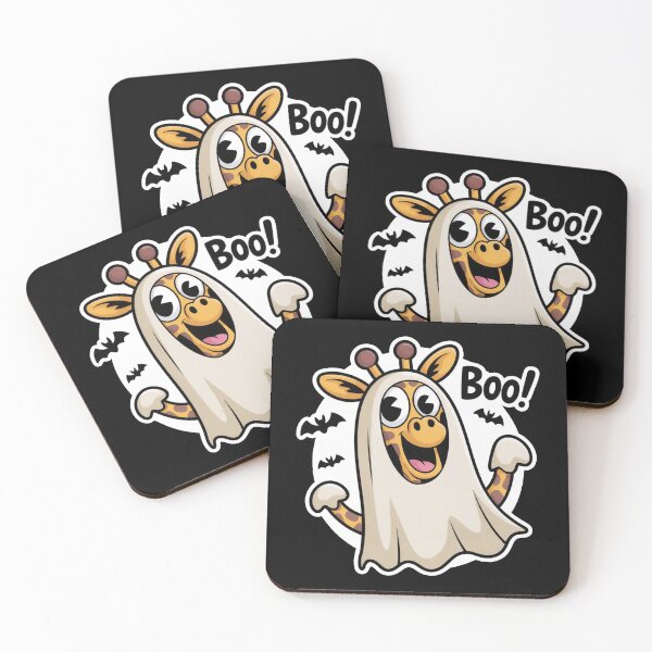 Item preview, Giraffe Boo Halloween designed and sold by ChearshiPrints.