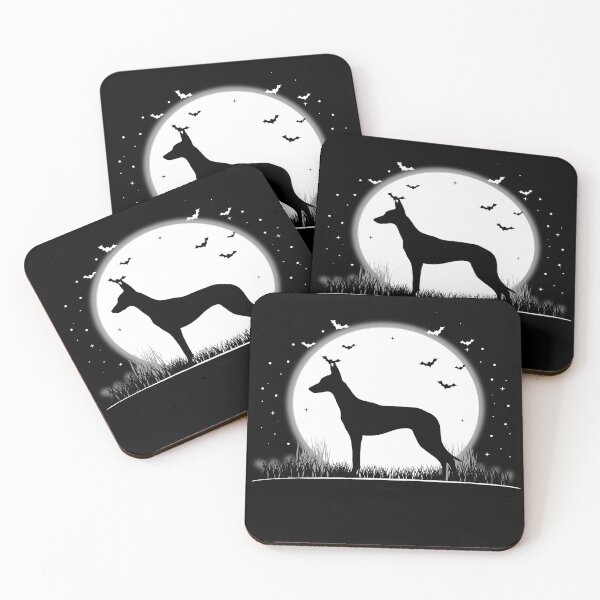 Item preview, Azawakh Dog – Halloween Moon Silhouette designed and sold by The Real Life Symphony.
