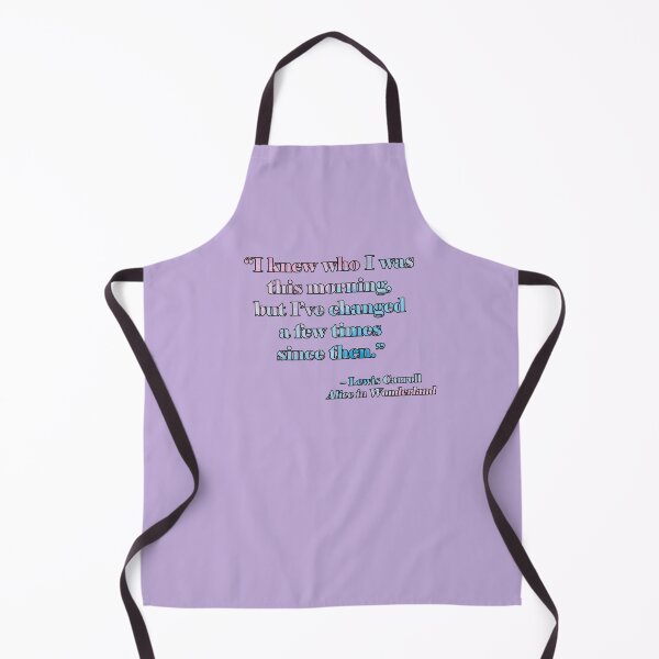 Item preview, "I knew who I was this morning" quote from Alice in Wonderland designed and sold by JadeRyder.