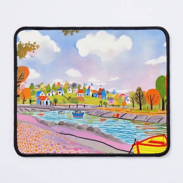 Item preview, Autumn at stoke gabriel4(Watercolour + AI) designed and sold by artsmeow.