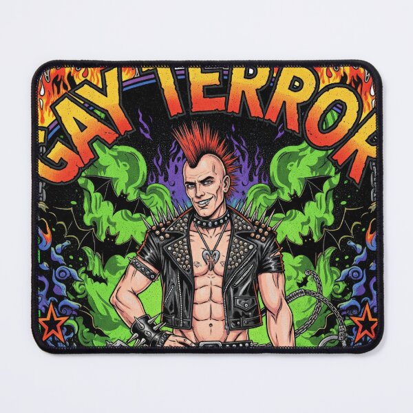 Item preview, Queer Punk and Gay Anarchy Gay Terror designed and sold by Atlas Kai.
