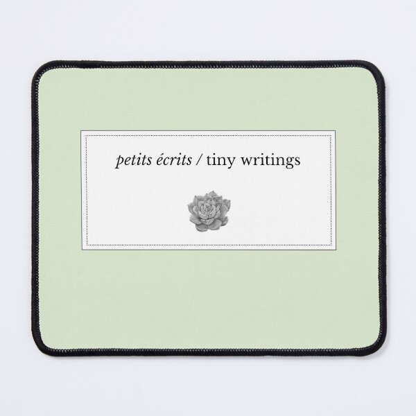Item preview, Petits écrits / Tiny writings Pale Green with Succulent designed and sold by MariaHype.