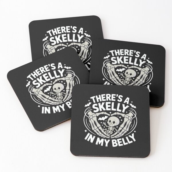 Item preview, There Skelly In My Belly Skeleton Women Halloween Maternity designed and sold by clothesy7.
