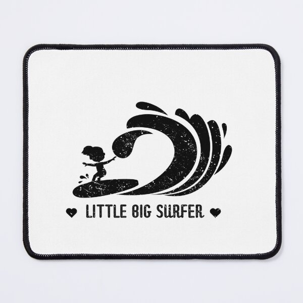 Item preview, Little Big Surfer – Cool Kids Surfing Silhouette Girl Beach Design designed and sold by mountainHUB.