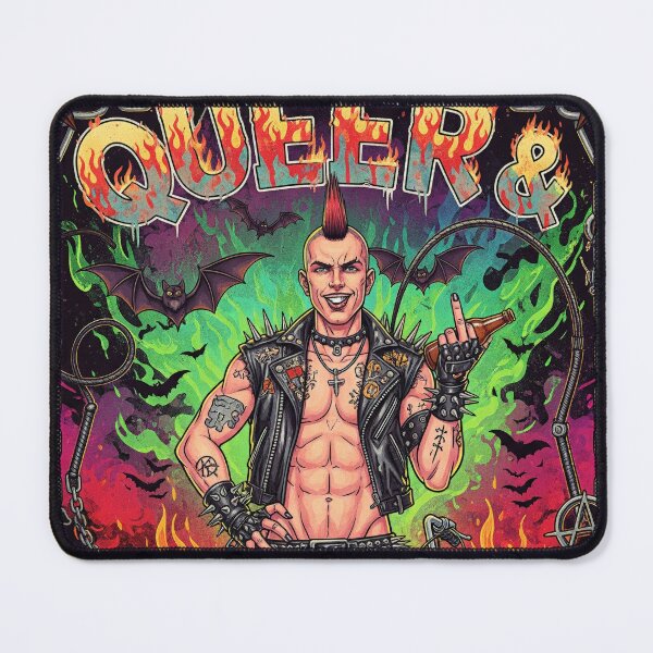 Item preview, Queer and Loud Queer Punk and Gay Anarchy designed and sold by Atlas Kai.