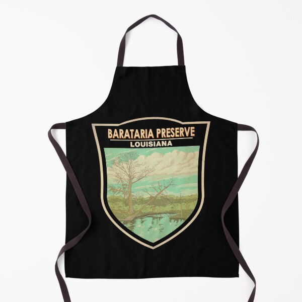 Item preview, Barataria Preserve Louisiana Travel Art Badge designed and sold by KrisSidDesigns.