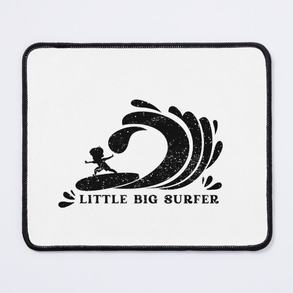 Item preview, Little Big Surfer – Cool Kids Surfing Silhouette Boy Beach Design designed and sold by mountainHUB.