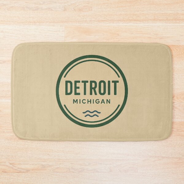 Item preview, Detroit Michigan Modern Minimal Badge Design designed and sold by American Travels.