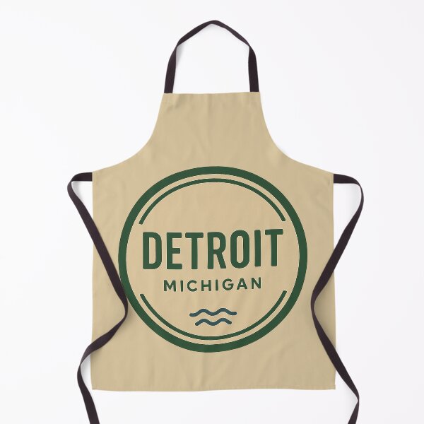 Item preview, Detroit Michigan Modern Minimal Badge Design designed and sold by American Travels.
