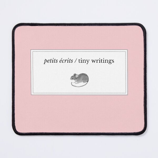 Item preview, Petits écrits / Tiny writings Pale Pink with Mouse designed and sold by MariaHype.