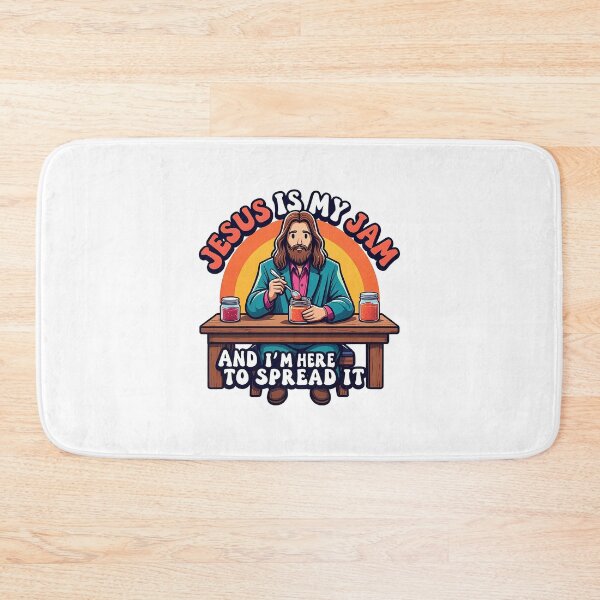 Item preview, Jesus is my Jam and I’m Here to Spread It designed and sold by LaughLine Design.