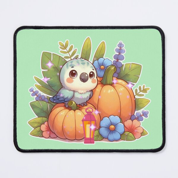 Item preview, Autumn Pumpkin Parrot – Cute Tropical Fall Bird Illustration designed and sold by Sugar Wisdom .