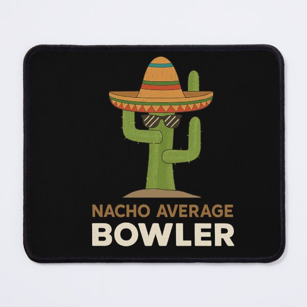 Item preview, Nacho Average Bowler – Sombrero Cactus with Sunglasses Funny Bowling Team Pun Design designed and sold by StickerHavenn.