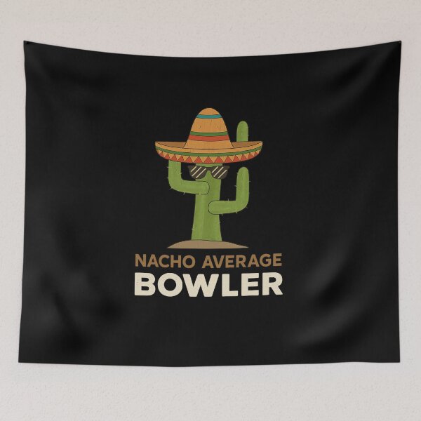 Item preview, Nacho Average Bowler – Sombrero Cactus with Sunglasses Funny Bowling Team Pun Design designed and sold by StickerHavenn.