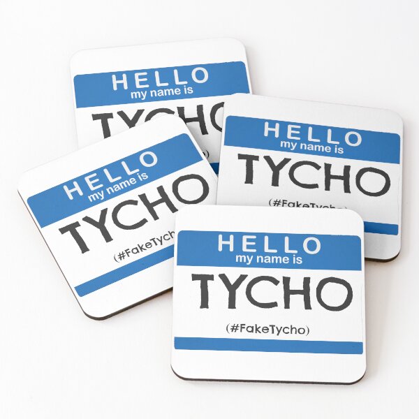 Item preview, FAKE TYCHO nametag designed and sold by FAKE TYCHO STUFF.