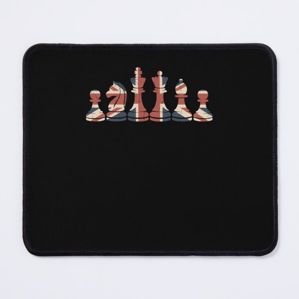Item preview, UK flag Chess pieces patriotic chess player British pride designed and sold by snowry.
