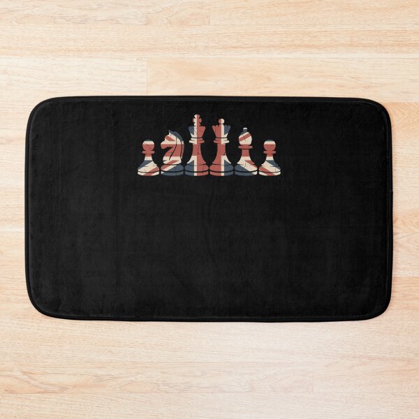 Item preview, UK flag Chess pieces patriotic chess player British pride designed and sold by snowry.
