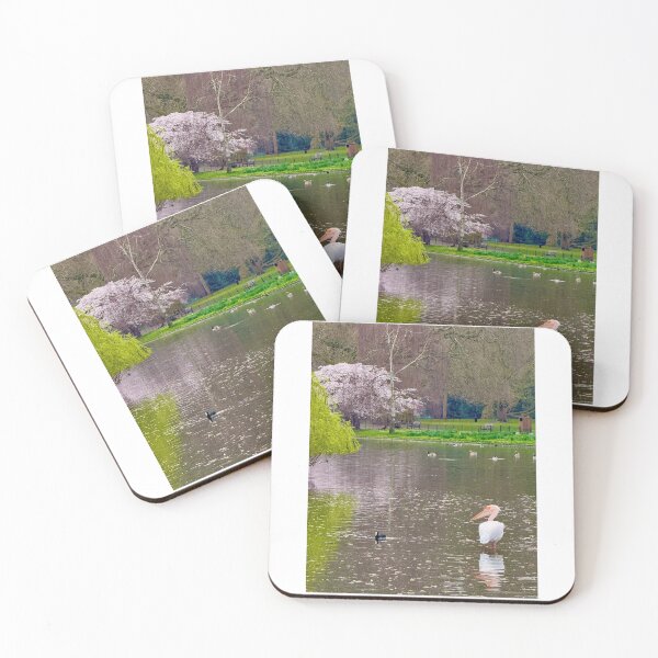 Item preview, London Pelican on a Rainy St James’s Park Lake designed and sold by The Running London Photographer.