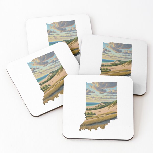 Item preview, Indiana Dunes State Park Sticker | Lake Michigan Beaches & Scenic Nature Trails designed and sold by ATB Designs .